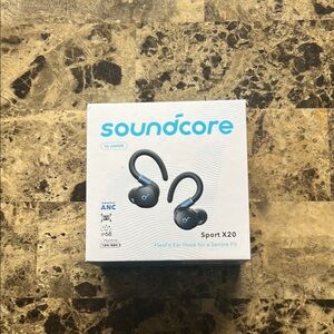 Sport X20 Black Headphones brand new ( still in sealed box never opened)